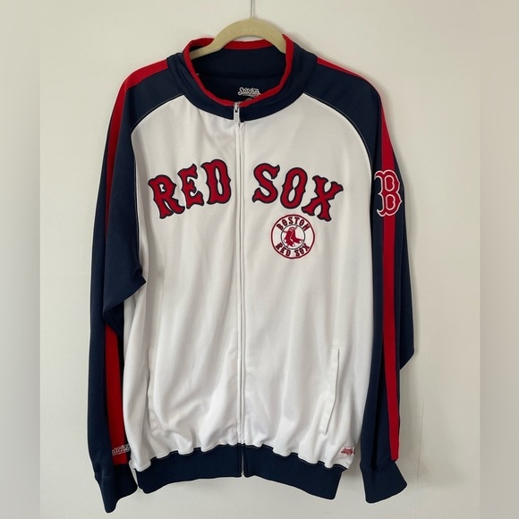 Stitches Other - Stitches Athletic Gear Men's Boston Red Sox Zip Up Track Jacket sz large